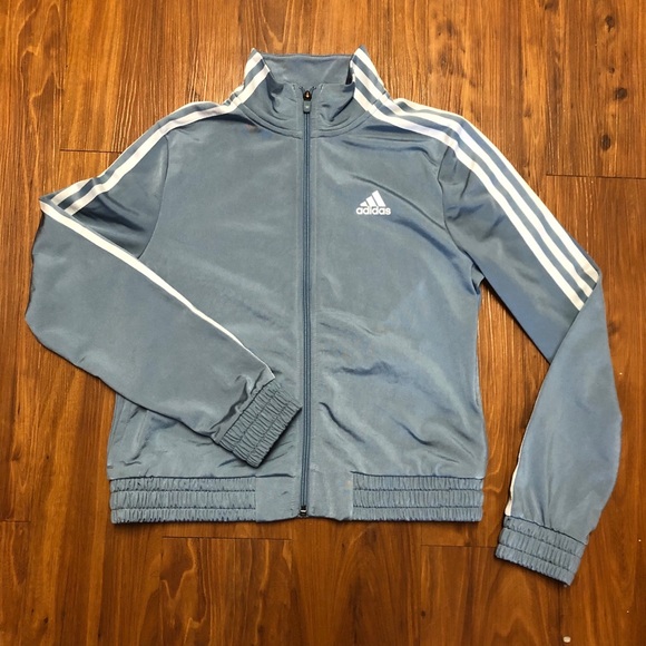BRAND NEW Adidas Gray Zip-Up Track Jacket - Picture 2 of 4